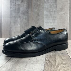 Allen Edmonds Kennett Men's Oxford Split Toe Derby Leather Black Size 9 D 9504